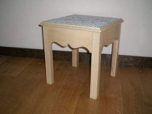 ASH MOSAIC SIDE TABLE
