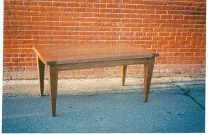 CHERRY TAPPERED LEG TABLE