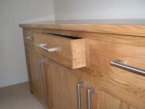 CONTEMPORY OAK SIDEBOARD (3)