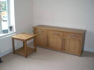 CONTEMPORY OAK SIDEBOARD