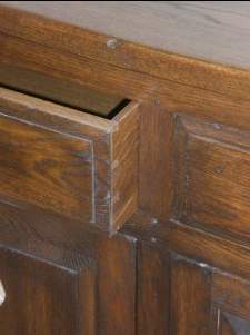 DISTRESSED OAK SIDEBOARD (2)