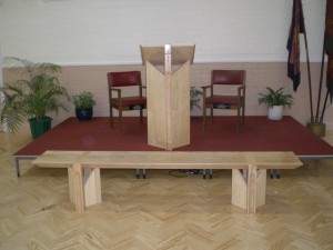 LECTURN AND MERCY SEAT