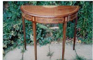 MAHOGANY INLAID DEMI LOON