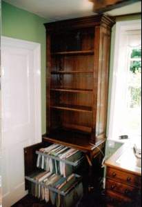 OAK FILING AND BOOK CASE