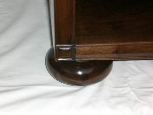 STAINED CHERRY TV CABINET (2)