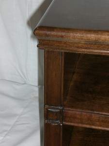 STAINED CHERRY TV CABINET (3)