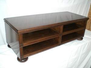 STAINED CHERRY TV CABINET