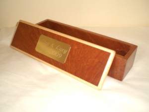 WEDDING CERTIFICATE BOX