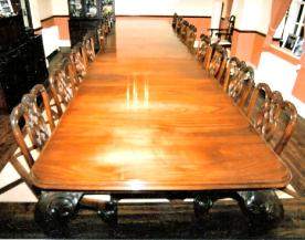 Large mahogany table